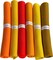 FabricLA | Felt Fabric Rolls | 6 Pieces Craft Felt | 12" X 18" Inches | Assorted Color Non-Woven Soft Felt Material | Acrylic Felt Roll for DIY Craftwork, Sewing and Patchwork | Imperial Yellows